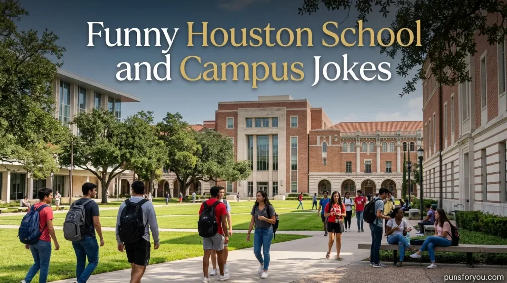 Funny Houston School and Campus Jokes