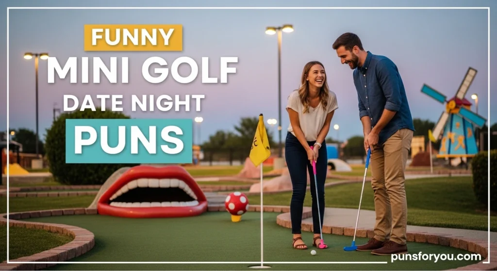 Funny Mini Golf Date Night Puns