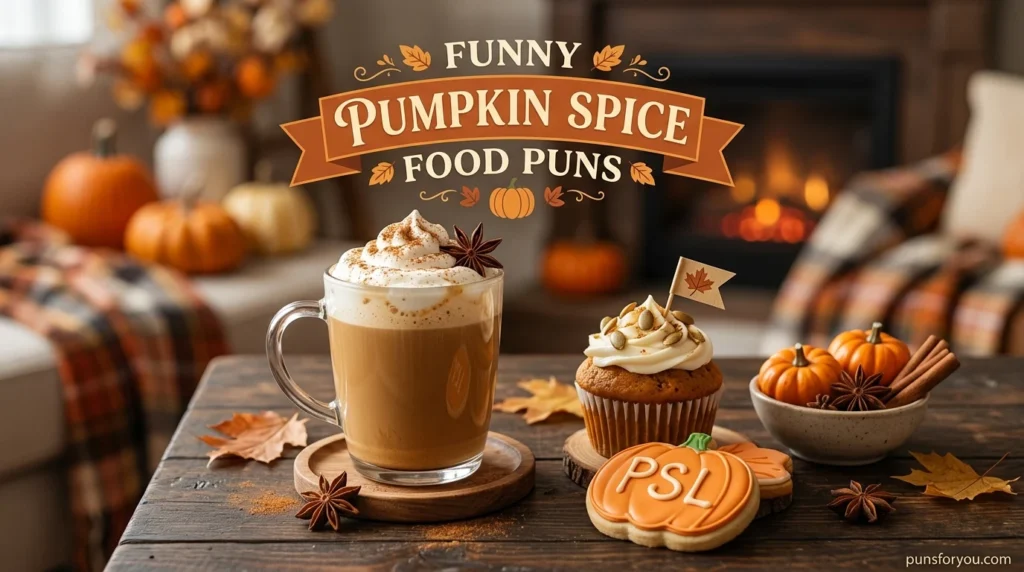 Funny Pumpkin Spice Food Puns