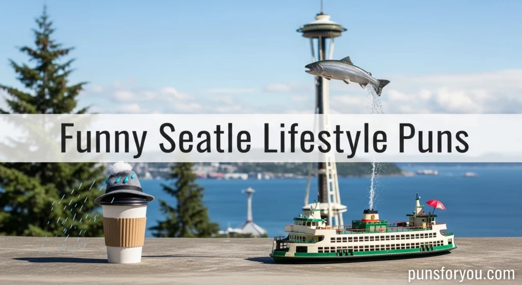Funny Seattle Lifestyle Puns