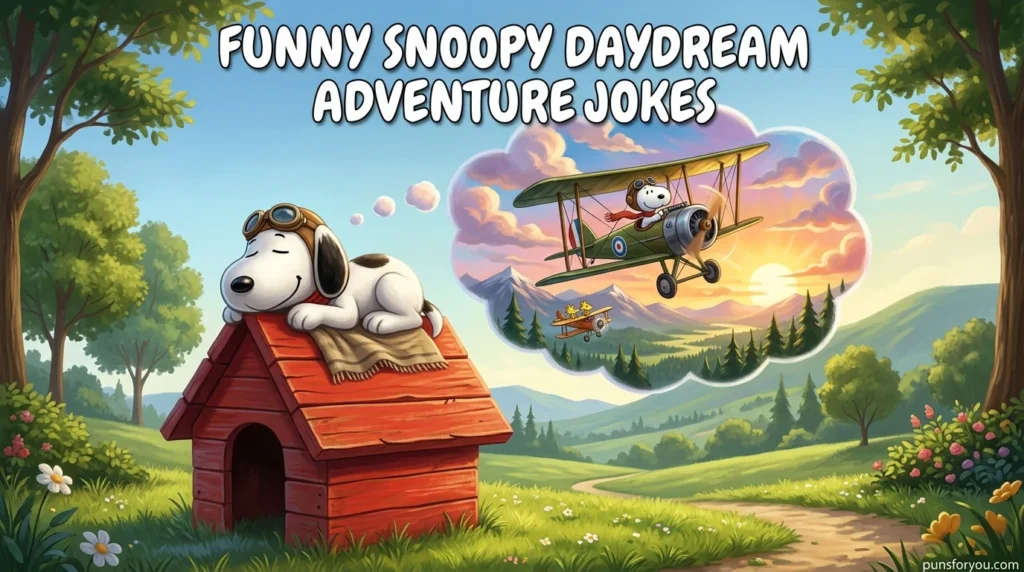 Funny Snoopy Daydream Adventure Jokes