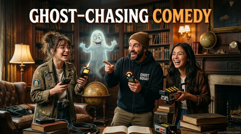 Ghost-Chasing Comedy