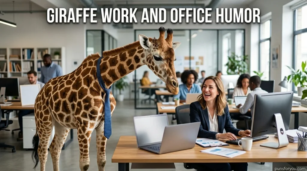 Giraffe Work and Office Humor