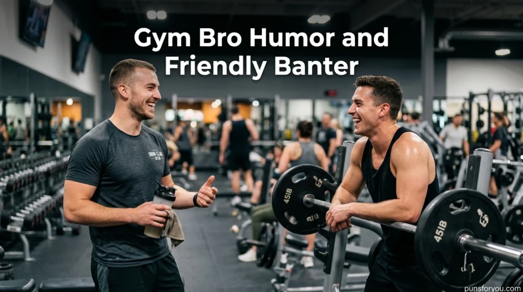 Gym Bro Humor and Friendly Banter