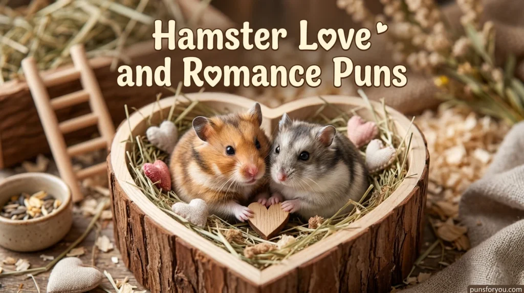 Hamster Love and Romance Puns