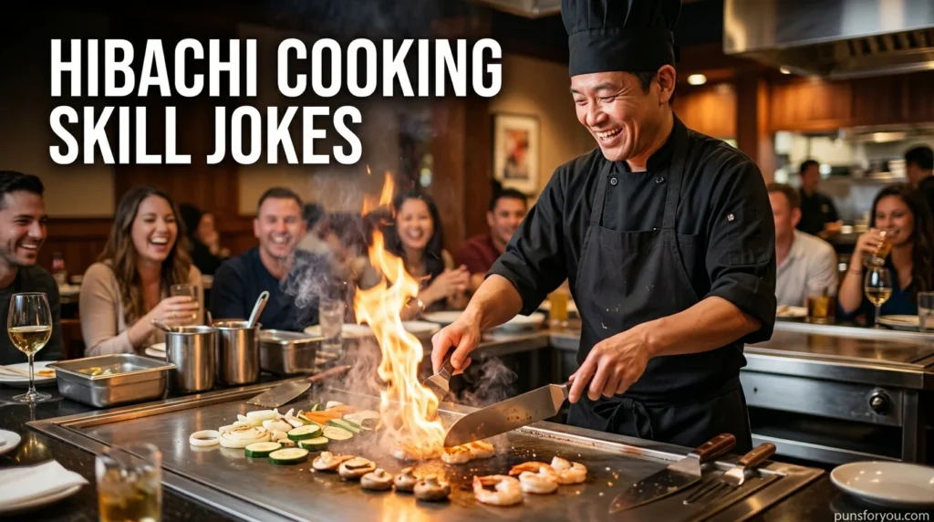 Hibachi Cooking Skill Jokes