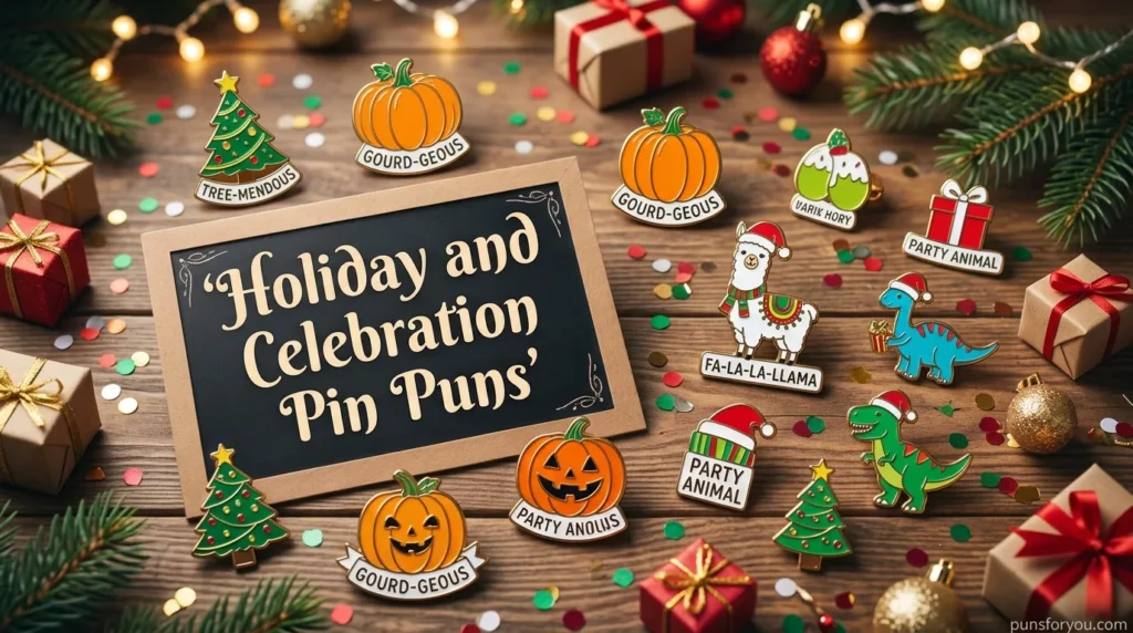 Holiday and Celebration Pin Puns