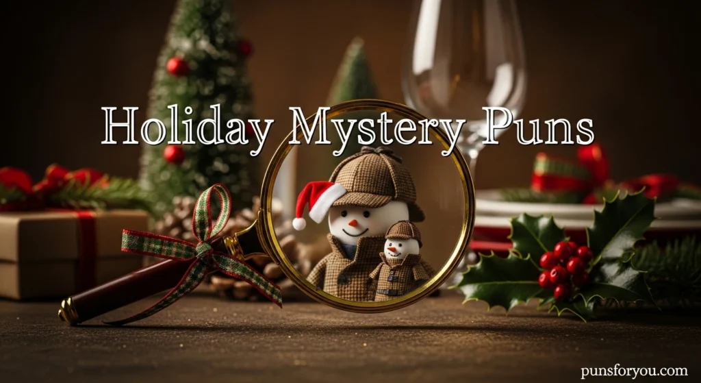 Holiday Mystery Puns