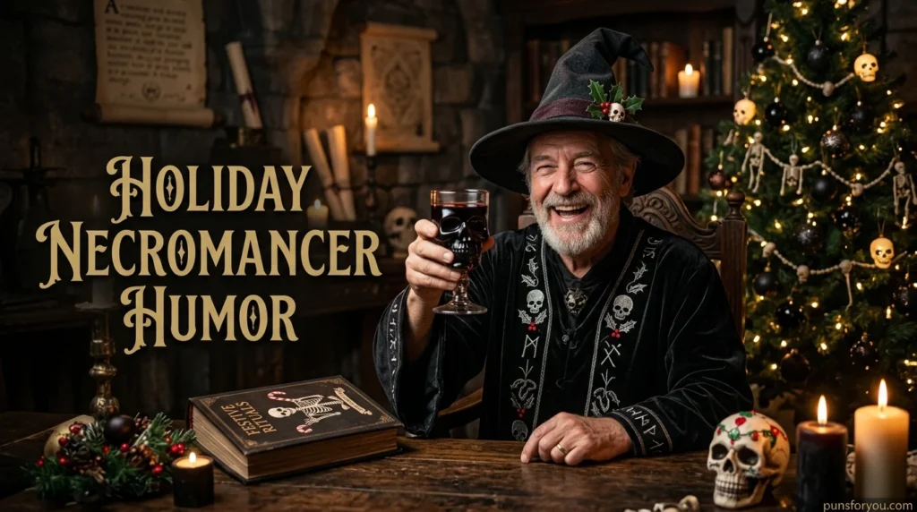 Holiday Necromancer Humor