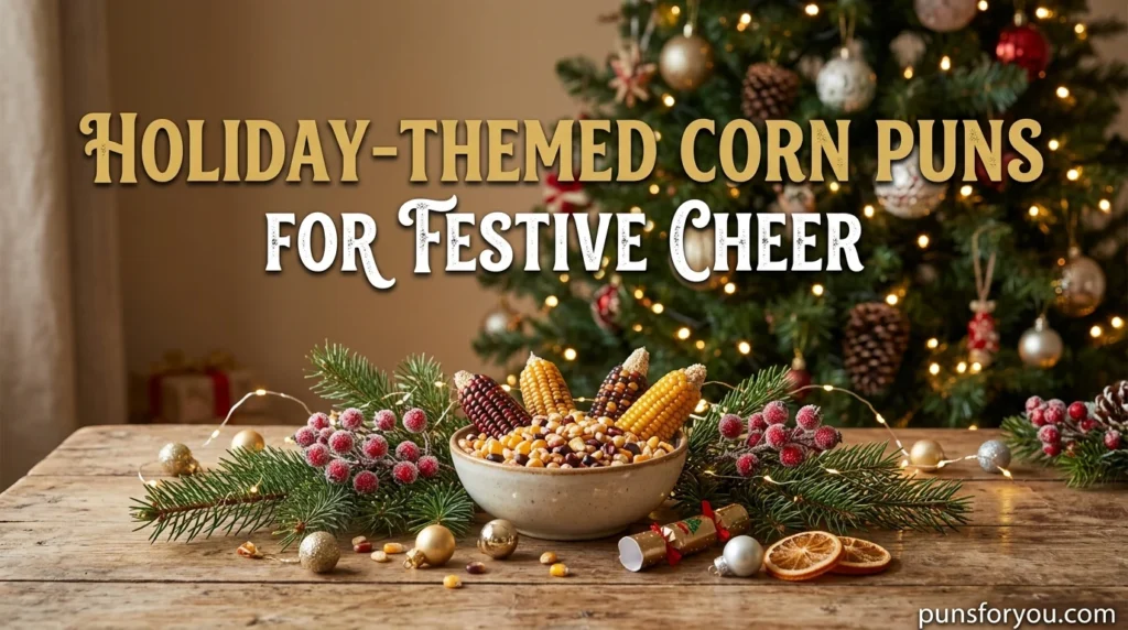 Holiday-Themed Corn Puns for Festive Cheer