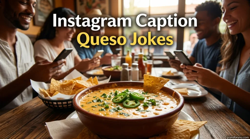 Instagram Caption Queso Jokes