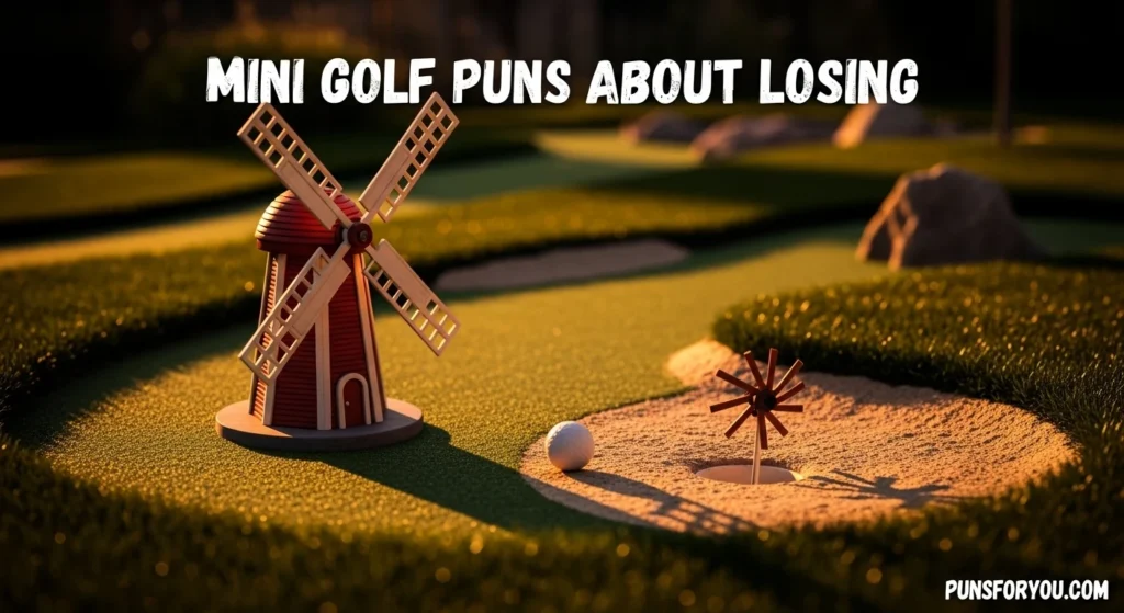 Mini Golf Puns About Losing