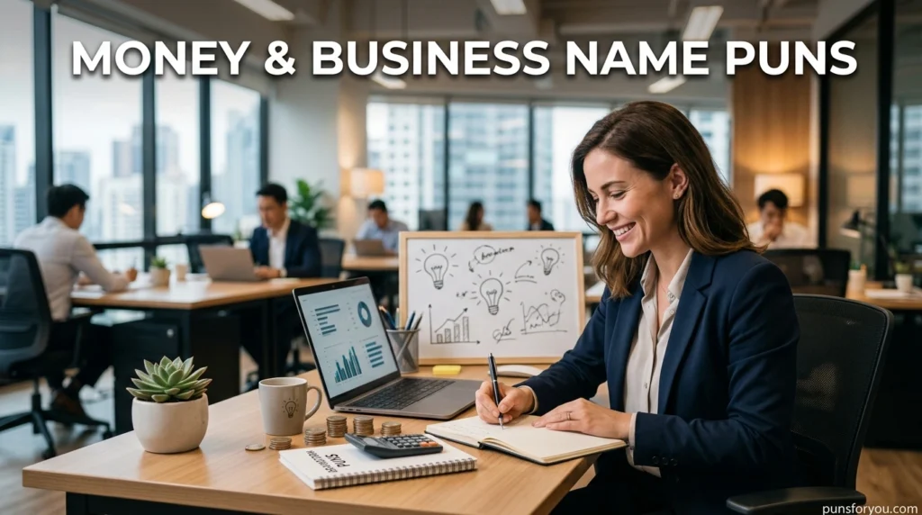 Money & Business Name Puns