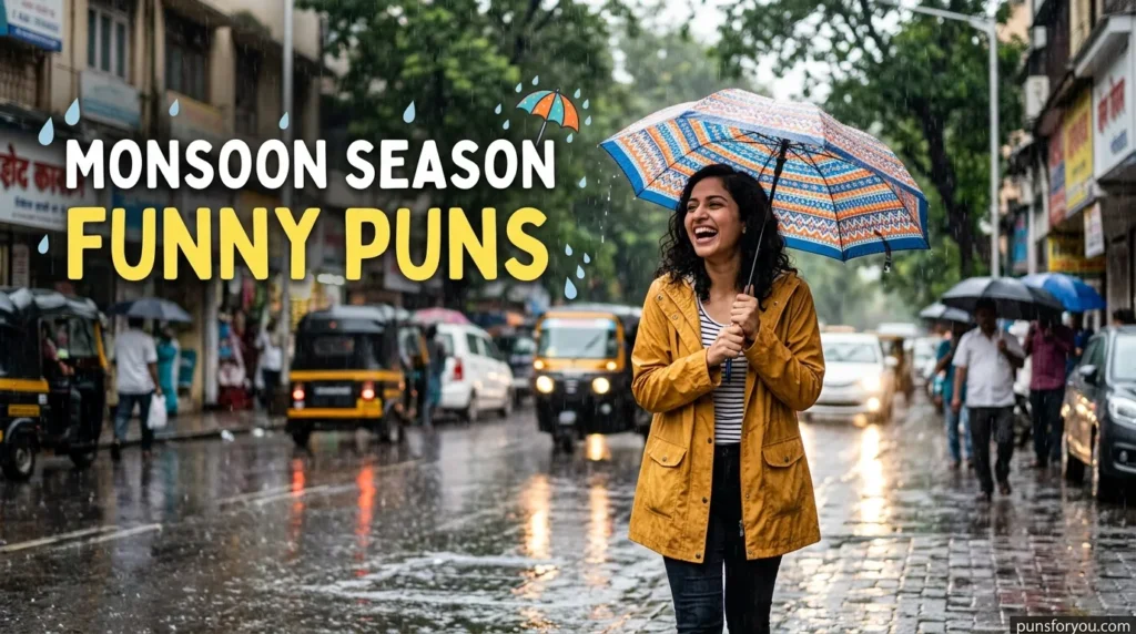 Monsoon Season Funny Puns