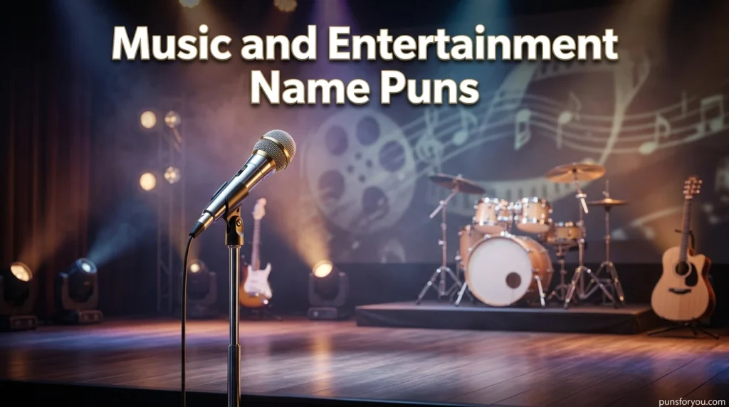 Music and Entertainment Name Puns