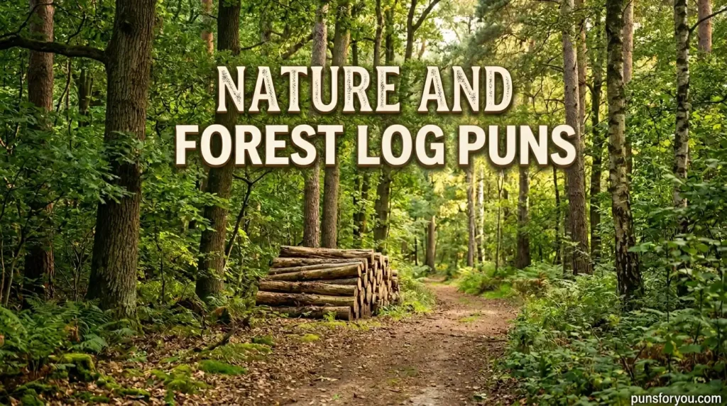 Nature and Forest Log Puns