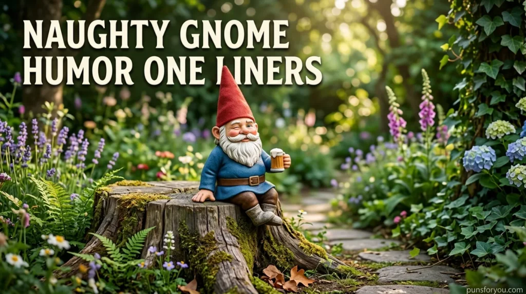 Naughty Gnome Humor One Liners