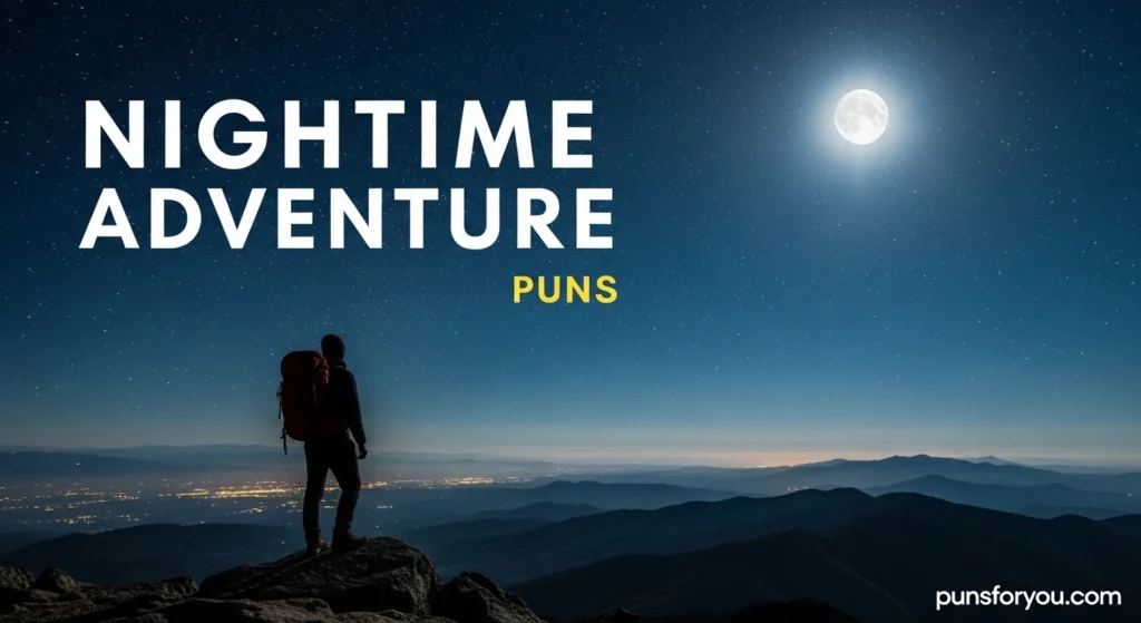Nighttime Adventure Puns