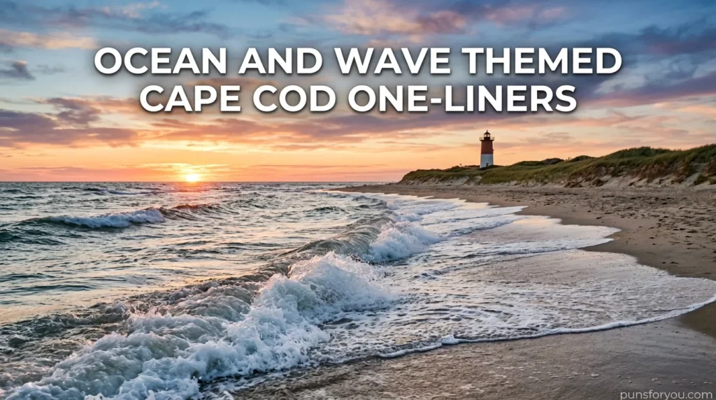 Ocean and Wave Themed Cape Cod One-Liners