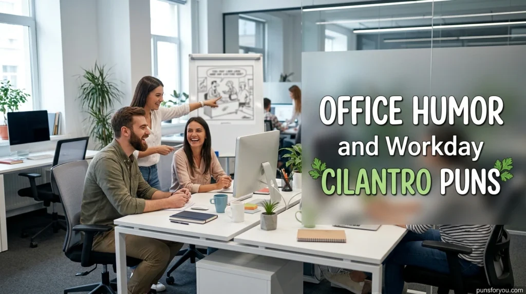 Office Humor and Workday Cilantro Puns