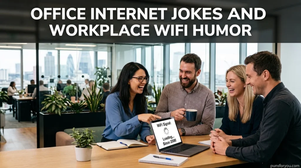 Office Internet Jokes and Workplace WiFi Humor