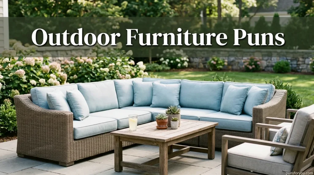 Outdoor Furniture Puns
