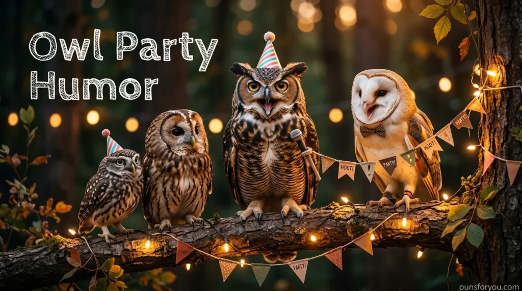 Owl Party Humor