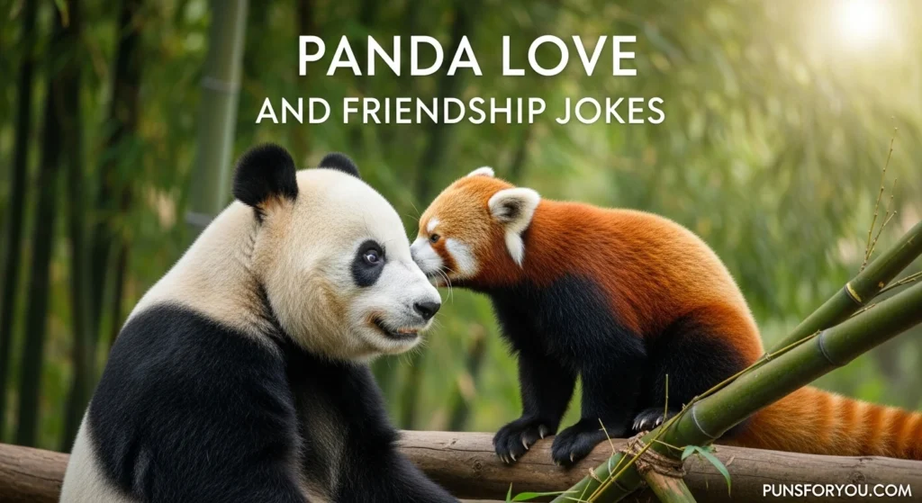 Panda Love and Friendship Jokes
