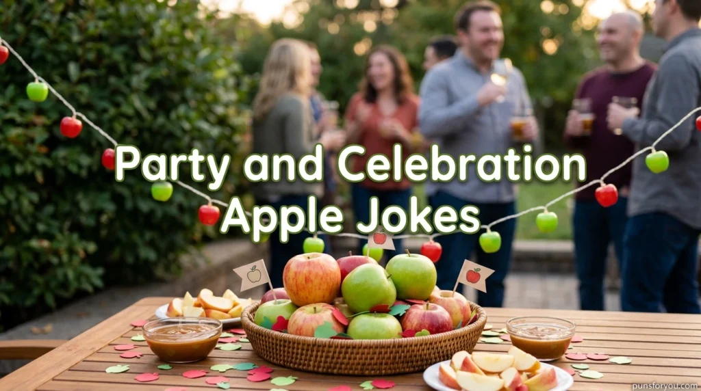 Party and Celebration Apple Jokes