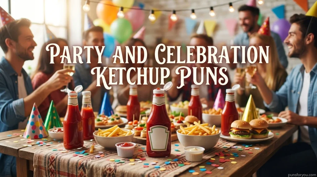Party and Celebration Ketchup Puns
