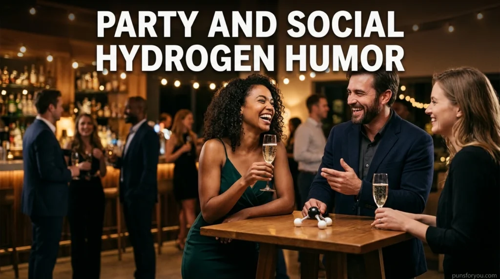 Party and Social Hydrogen Humor