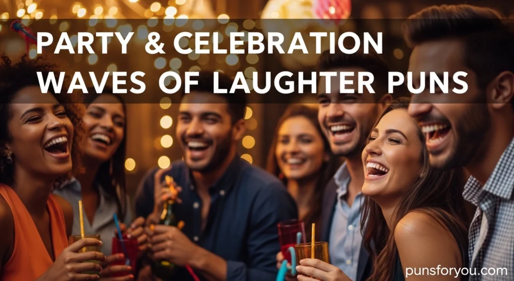 Party & Celebration Waves of Laughter Puns