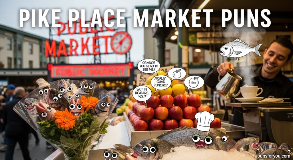 Pike Place Market Puns