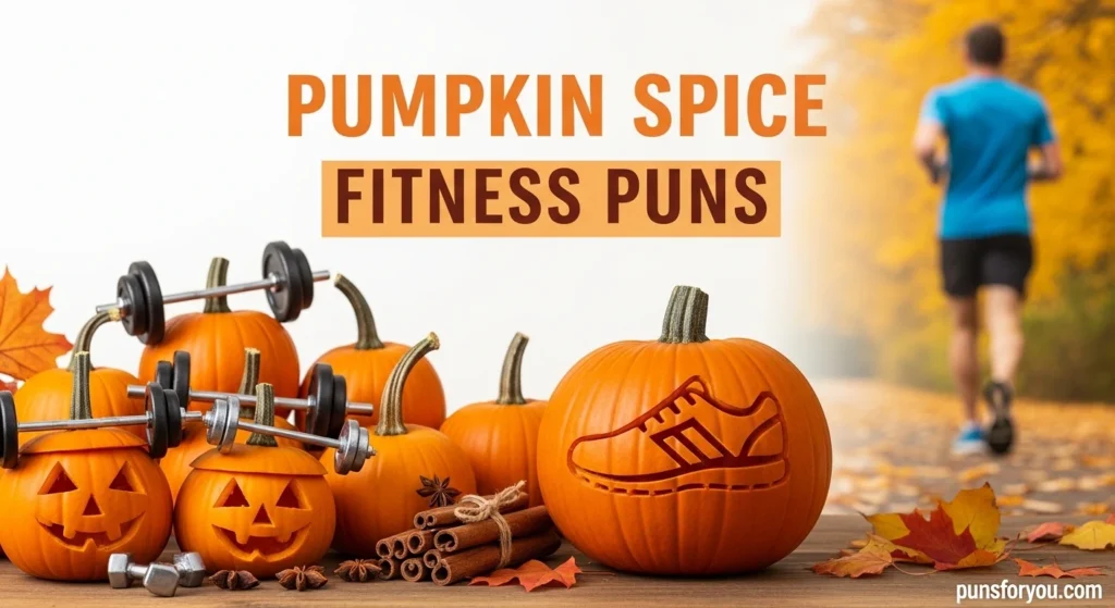 Pumpkin Spice Fitness Puns