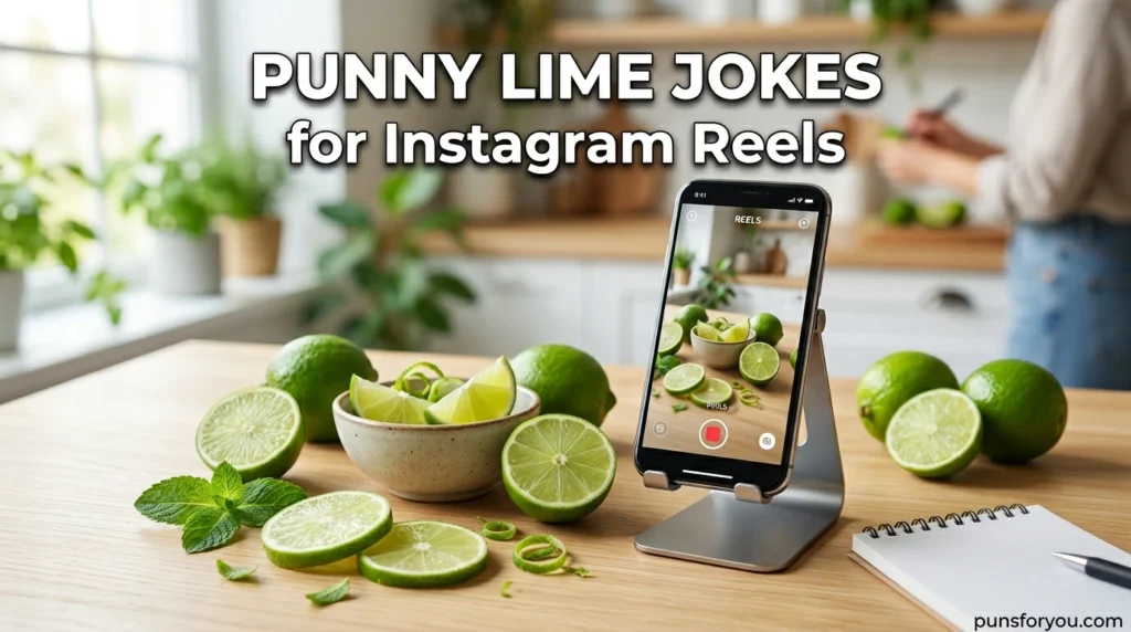 Punny Lime Jokes for Instagram Reels