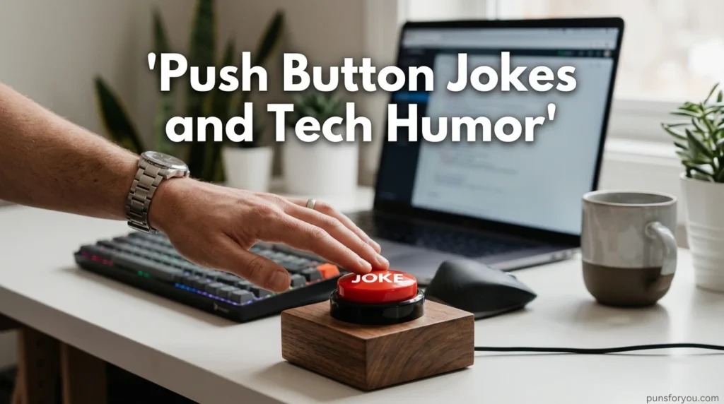 Push Button Jokes and Tech Humor