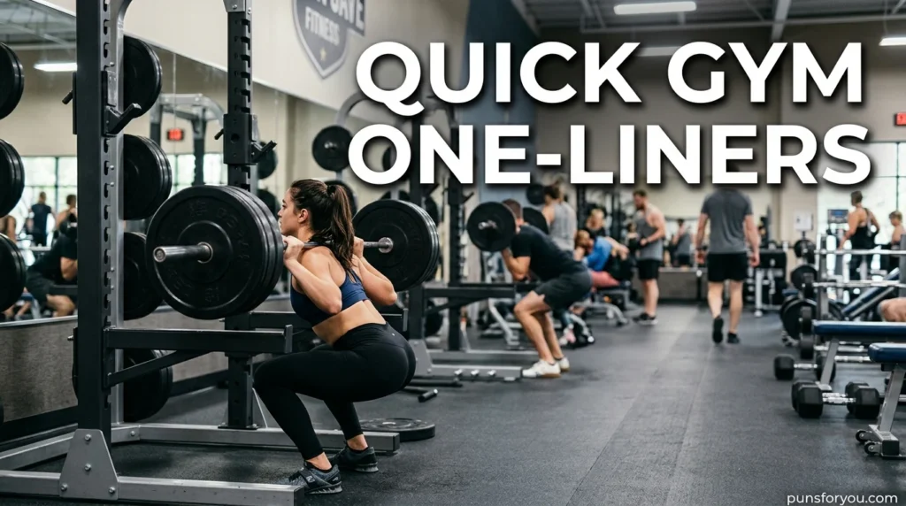 Quick Gym One-Liners