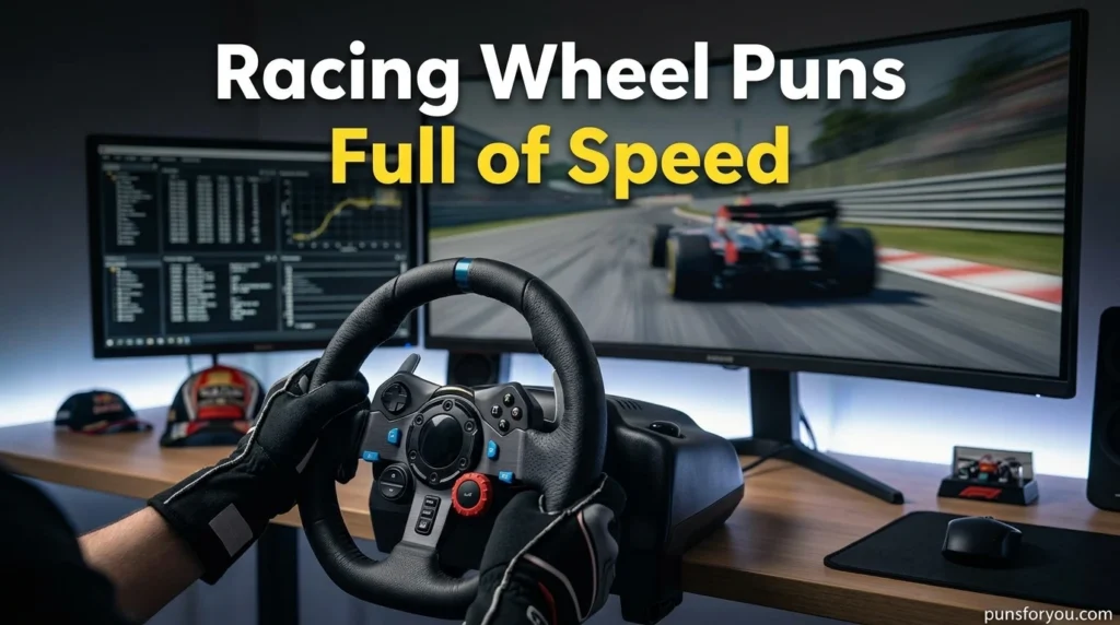 Racing Wheel Puns Full of Speed