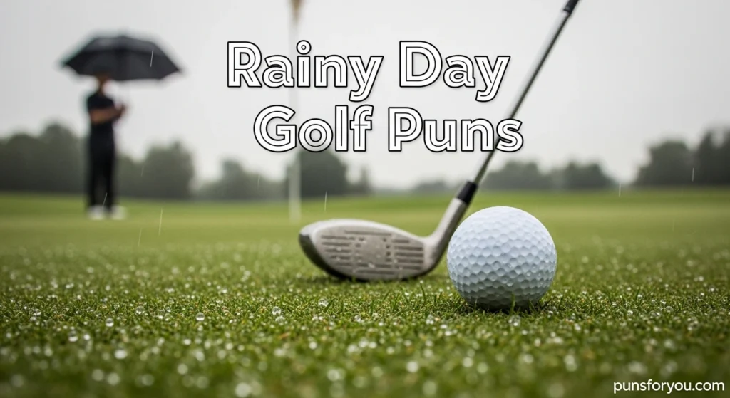 Rainy Day Golf Puns