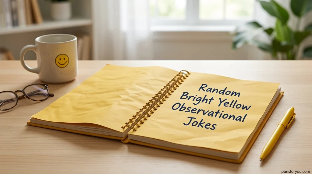 Random Bright Yellow Observational Jokes