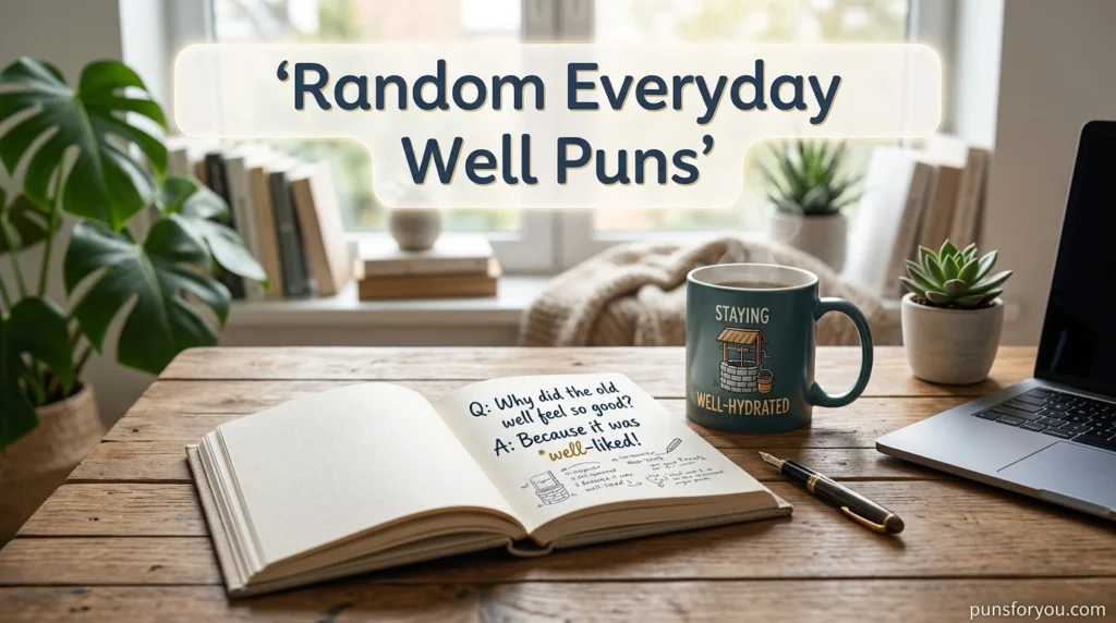 Random Everyday Well Puns