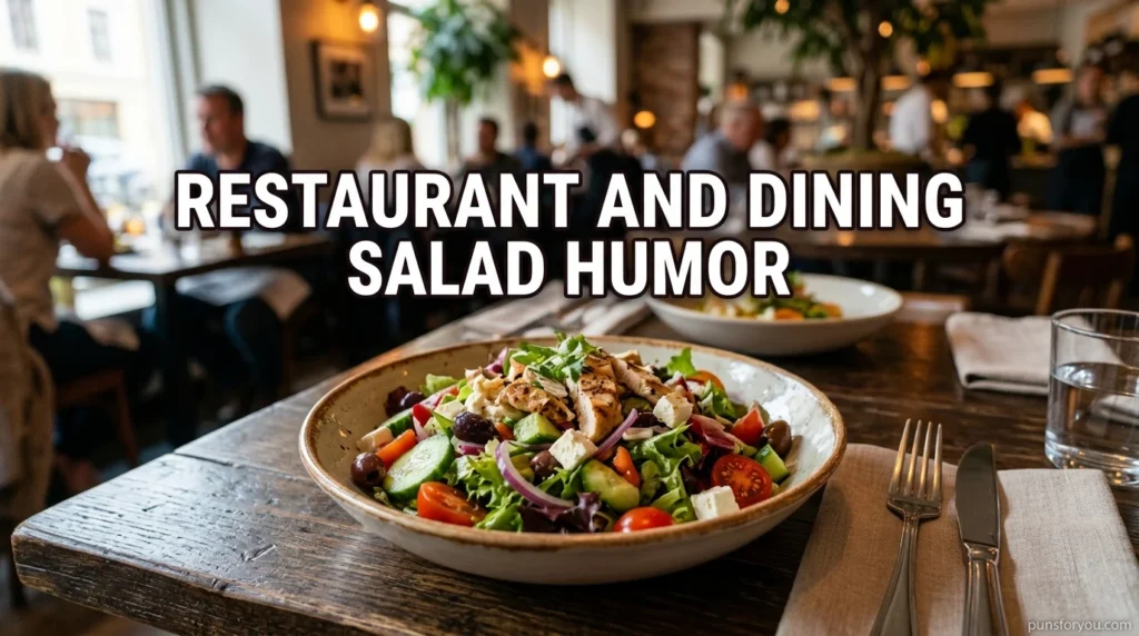 Restaurant and Dining Salad Humor
