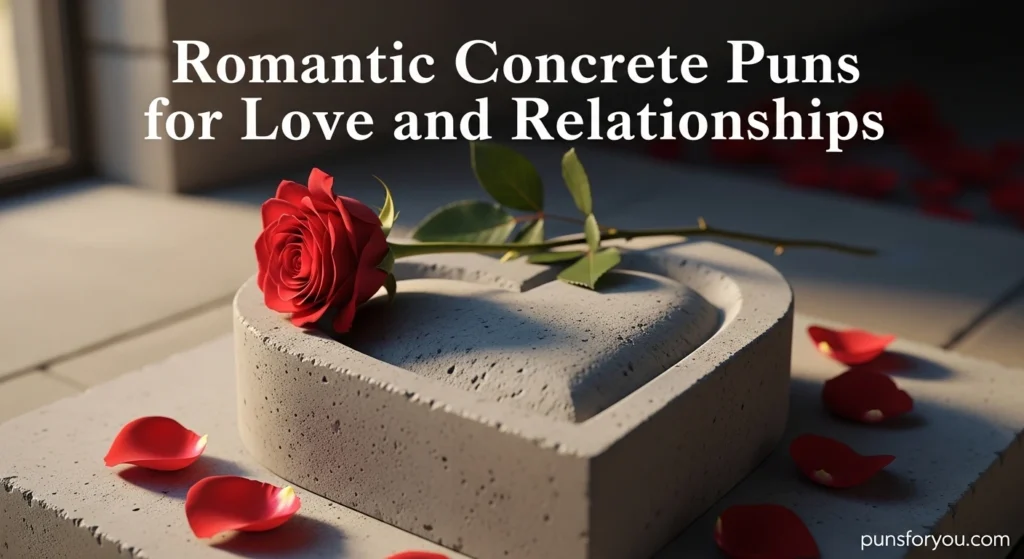 Romantic Concrete Puns for Love and Relationships