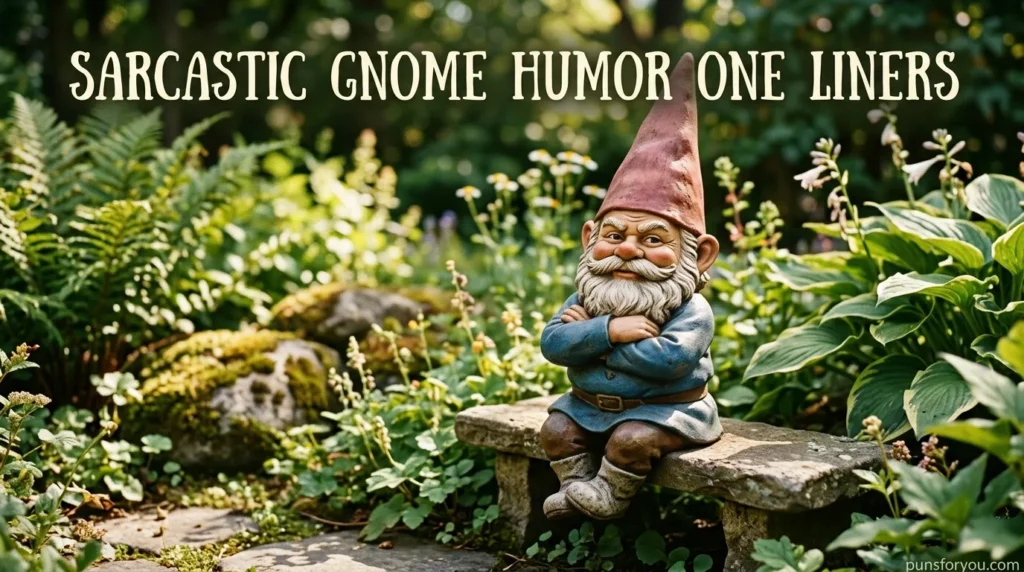 Sarcastic Gnome Humor One Liners