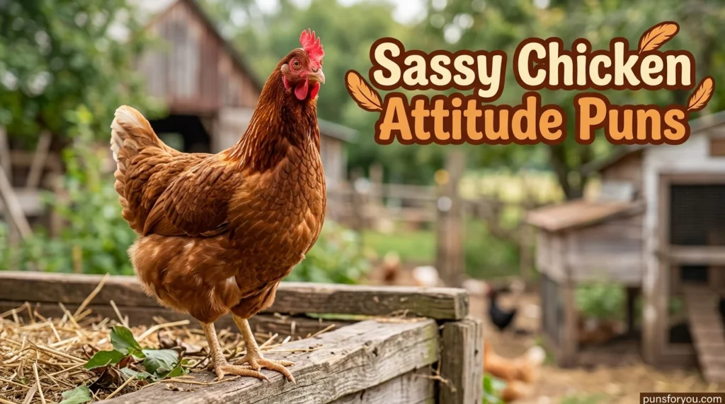 Sassy Chicken Attitude Puns