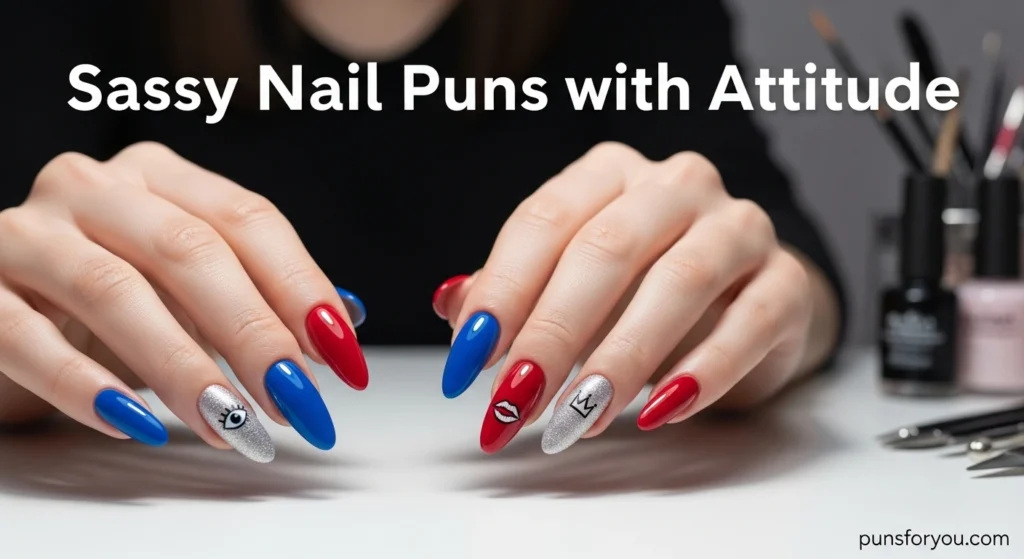 Sassy Nail Puns with Attitude