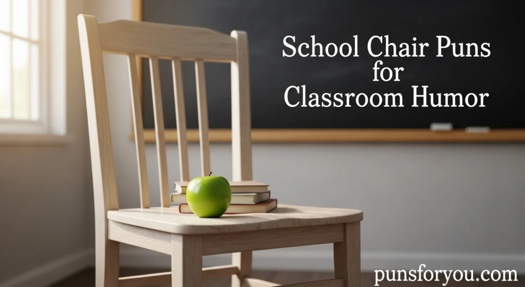 School Chair Puns for Classroom Humor
