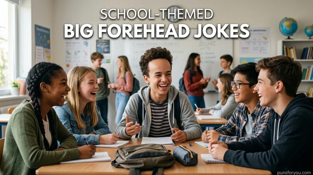 School-Themed Big Forehead Jokes