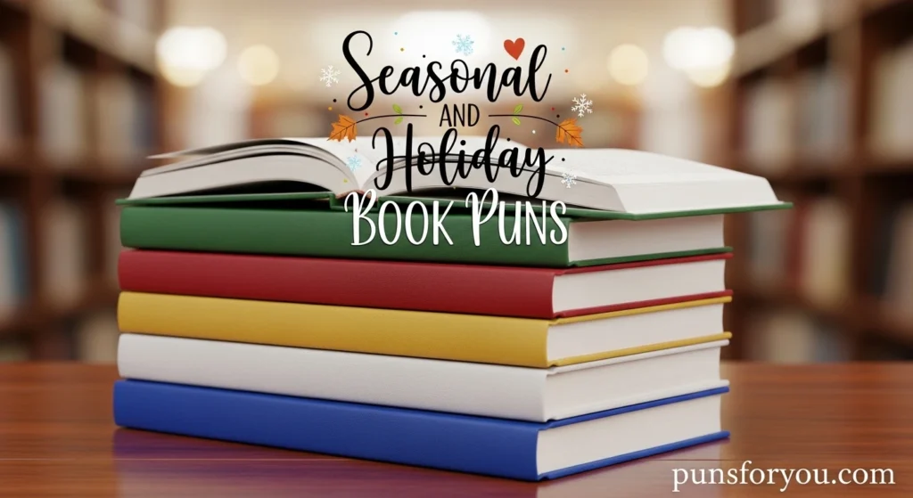 Seasonal and Holiday Book Puns