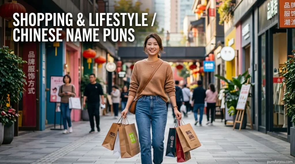 Shopping & Lifestyle Chinese Name Puns